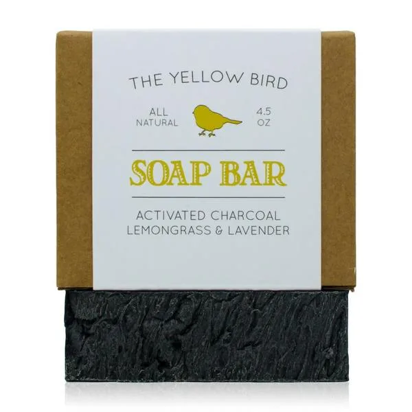 Soap Bar, Activated Charcoal Lemongrass & Lavender (2020 formulation)