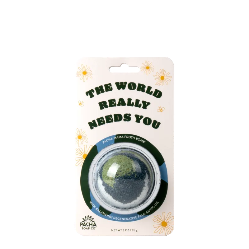 Froth Bomb Card, World Needs You