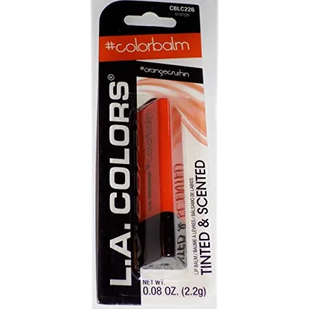 Tinted & Scented Lip Balm, Orange Cblc226 (2020 formulation)