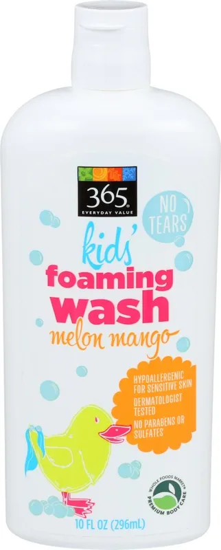 Kids Foaming Wash, Melon Mango (2019 formulation)