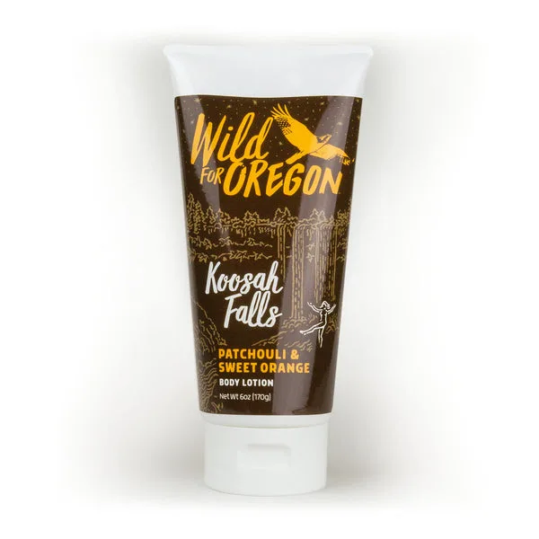 For Oregon Koosah Falls Body Lotion, Patchouli & Sweet Orange