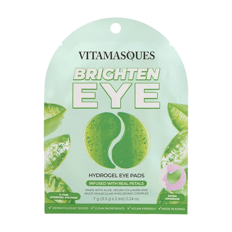 Brighten Hydrogel Eye Pads, Infused with Real Petals