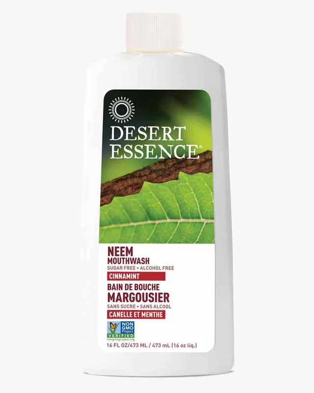 Natural Neem Mouthwash, Cinnamint (2019 formulation)