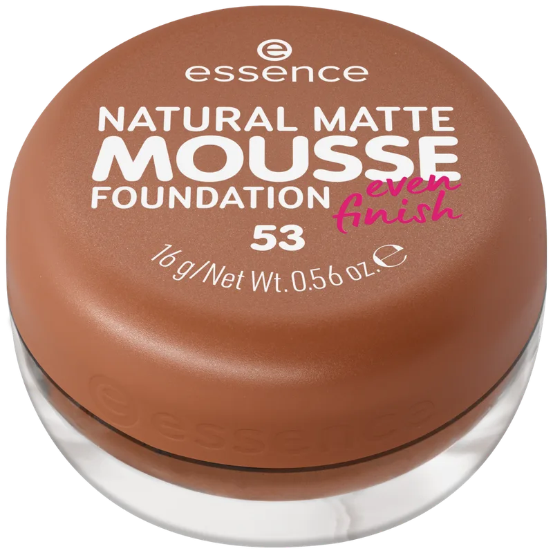 Natural Matte Mousse Foundation, 53