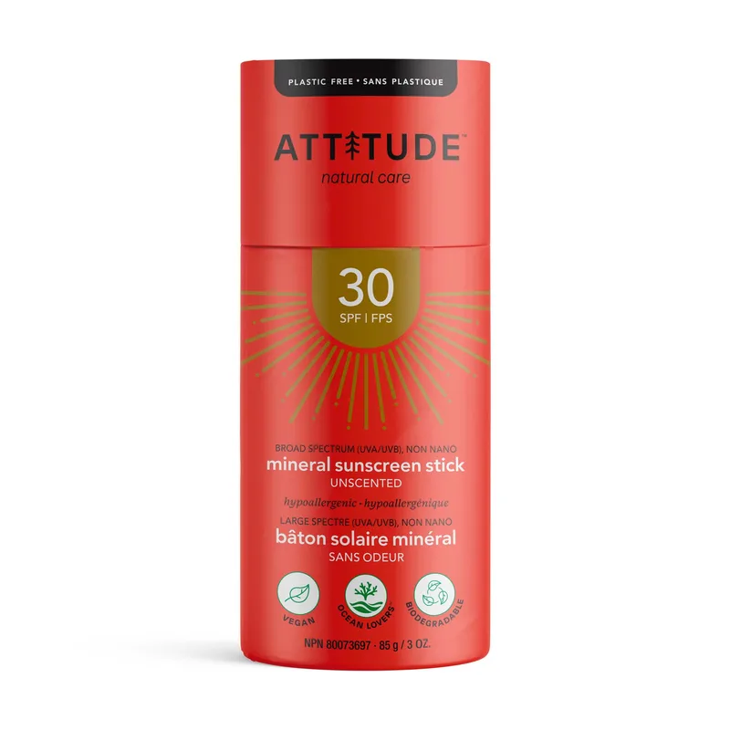 Mineral Sunscreen Stick, Unscented, SPF 30 (old formulation)