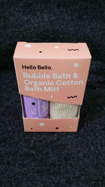 Bubble Bath & Organic Cotton Bath Mitt (2020 formulation)