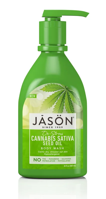 De-Stress Cannabis Sativa Seed Oil Body Wash (2020 formulation)
