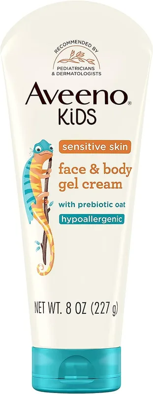 Kids Face and Body Gel Cream Lotion for Sensitive Skin
