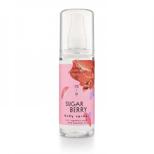 Body Spray With Essential Oils, Sugar Berry (2019 formulation)