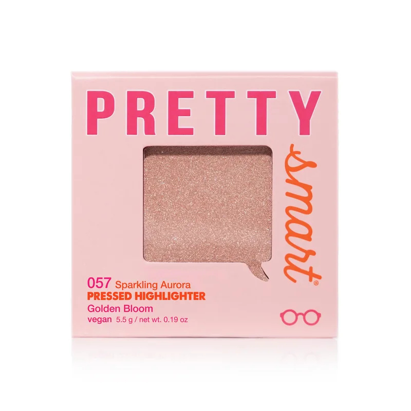 Pressed Highlighter, Golden Bloom Sparkling Aurora 057