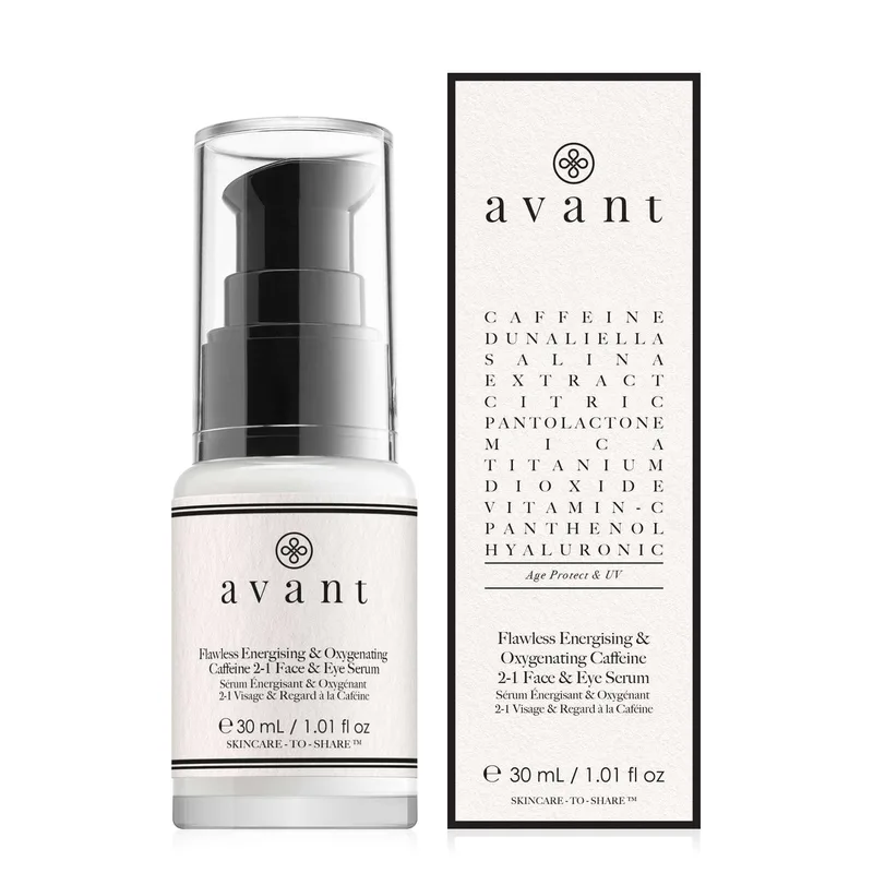 Flawless Energising & Oxygenating Caffeine 2-1 Face & Eye Serum