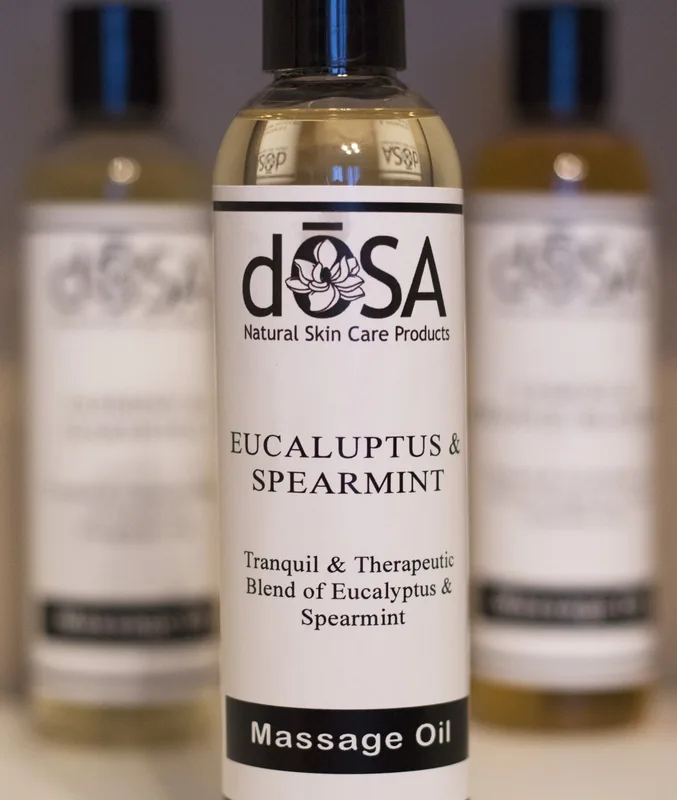 Massage Oil, Eucalyptus & Spearmint (2020 formulation)