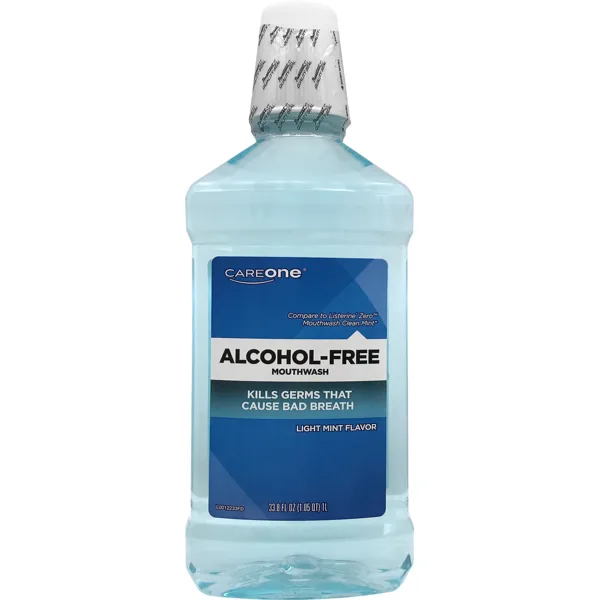 Alcohol Free Mouthwash, Light Mint Flavor (2018 formulation)