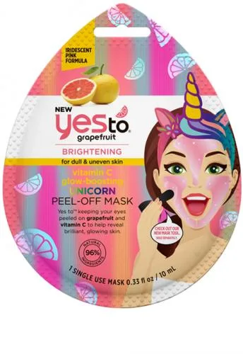 Brightening Vitamin C Glow Boosting Unicorn Peel Off Mask, Grapefruit (2018 formulation)