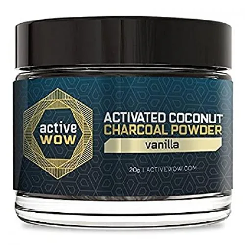 Activated Coconut Charcoal Powder, Vanilla (2018 formulation)