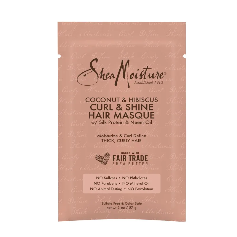 Curl and Shine Hair Mask, Coconut and Hibiscus