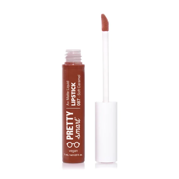A+ Matte Liquid Lipstick, Soft Caramel 087