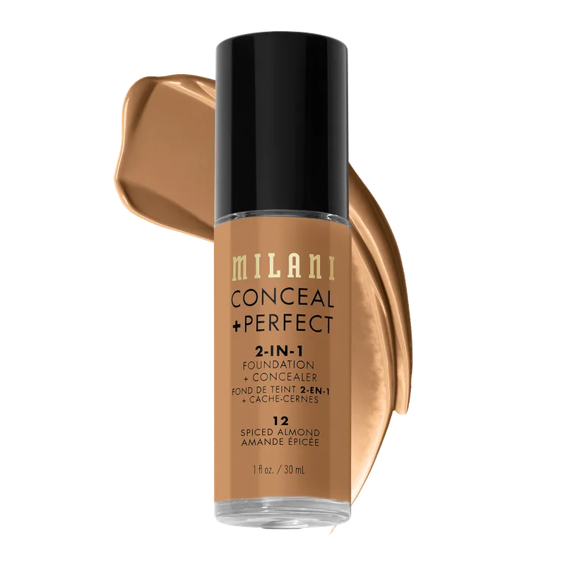 Conceal Foundation + Concealer , Spiced Almond 12