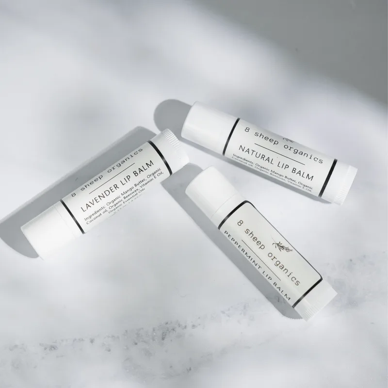 Organic Lip Balm, Peppermint