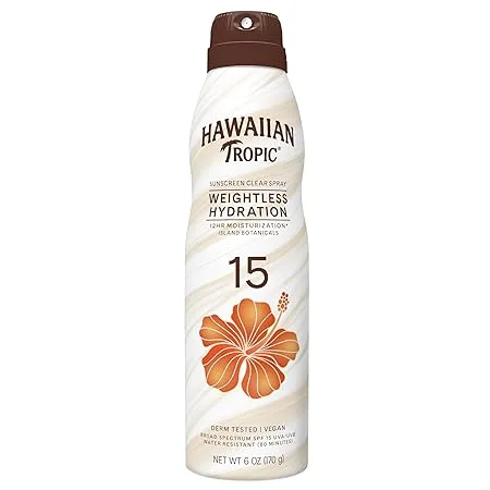 Weightless Hydration Clear Sunscreen Spray, SPF 15