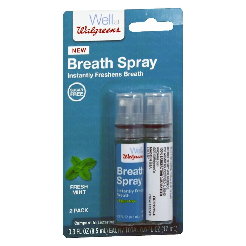 Breath Spray, Fresh Mint, Sugar free