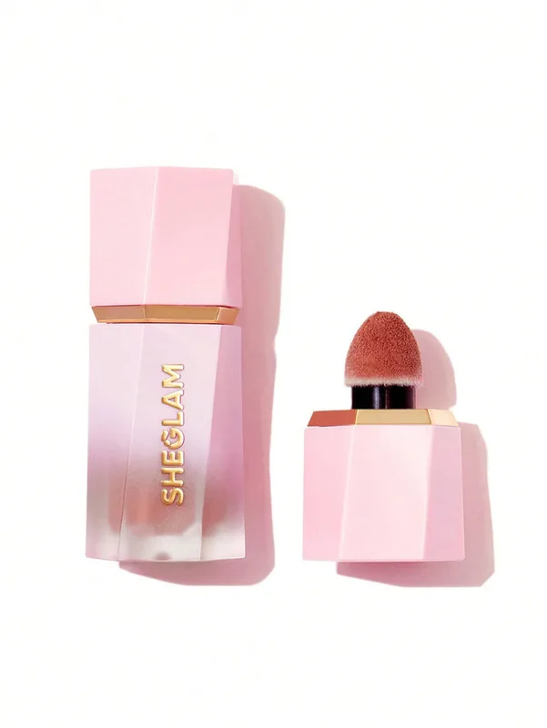 Color Bloom Dayglow Liquid Blush Shimmer Finish, Risky Business