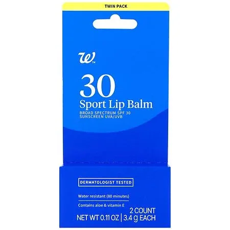Sport Sunscreen Lip Balm, SPF 30