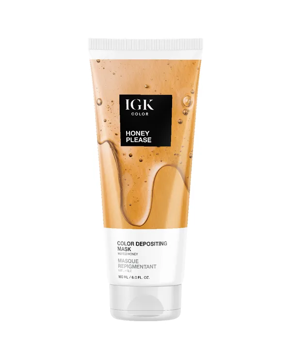 Color Depositing Hair Mask, Honey Pease