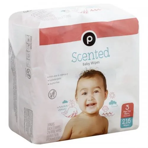 Scented Baby Wipes, Scented (2019 formulation)