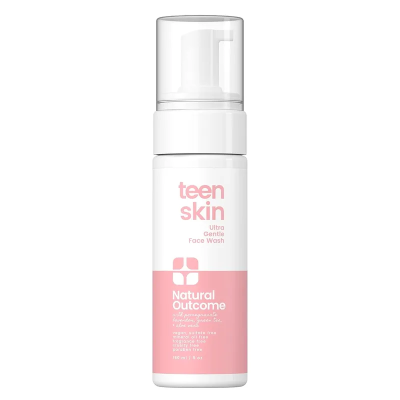 Outcome Teen Skin Ultra Gentle Face Cleanser Foaming Face Wash