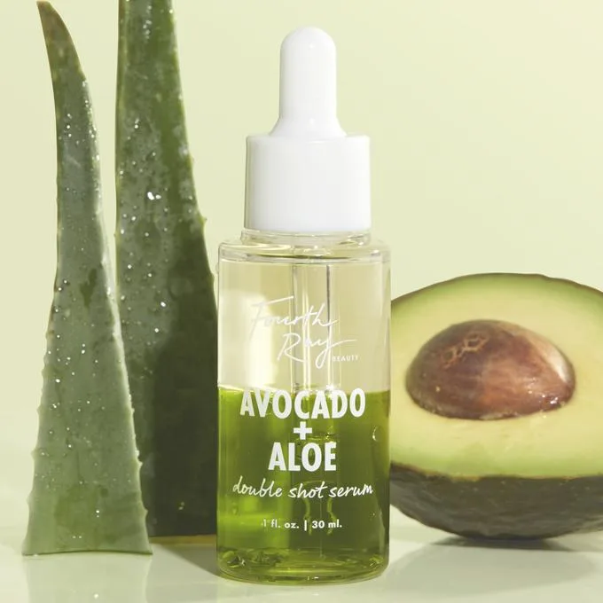 Face Serum, Avocado + Aloe Double Shot