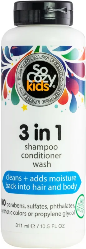 Kids 3 in 1 Shampoo + Conditioner + Wash