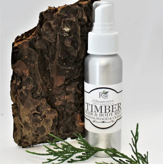 Timber Hair and Body Mist, Sandalwood and Cedar