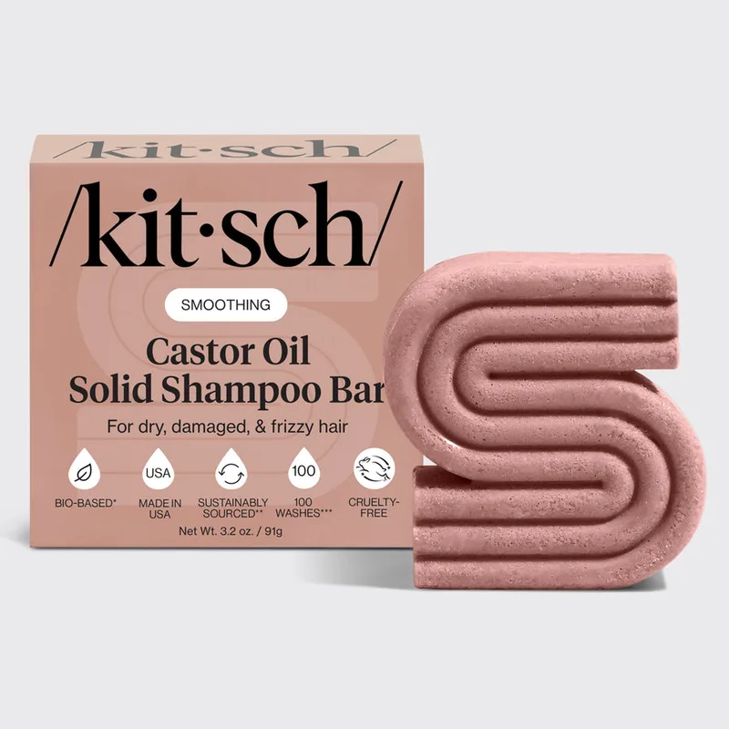 Castor Oil Solid Shampoo Bar, Smoothing
