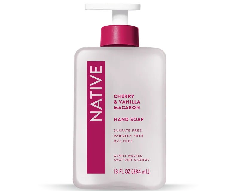 Liquid Hand Soap, Cherry & Vanilla Macaron