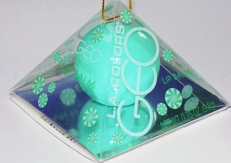 Frosty Mint Scented Geo Lip Balm (2018 formulation)