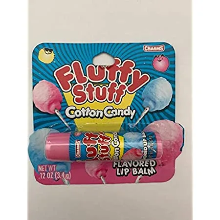 Fluffy Stuff Lip Balm, Cotton Candy (2020 formulation)