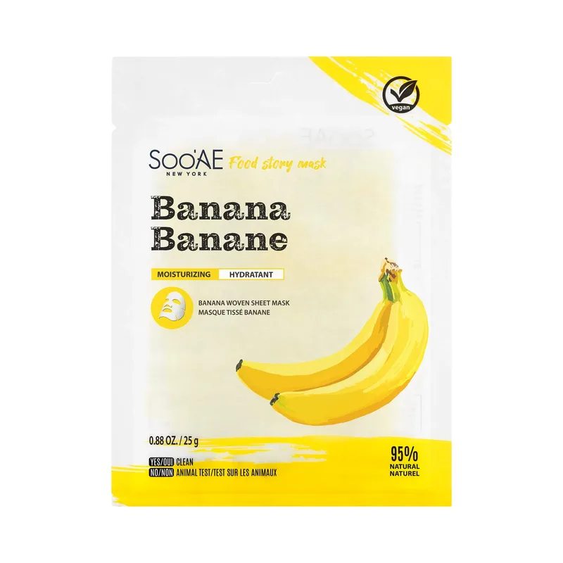 Food Story Banana Woven Sheet Mask