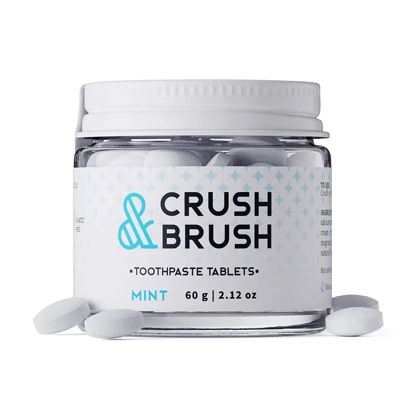 Crush & Brush Toothpaste Tablets, Mint