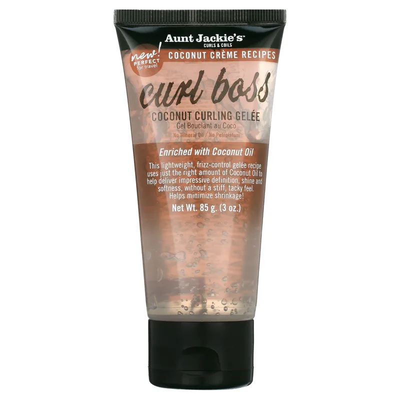 Curls & Coils Curl Boss Coconut Curling Gele, Travel Size, Moisturizing, Unisex