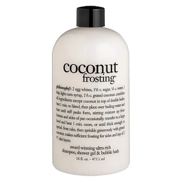 shampoo shower gel & bubble bath, Coconut Frosting