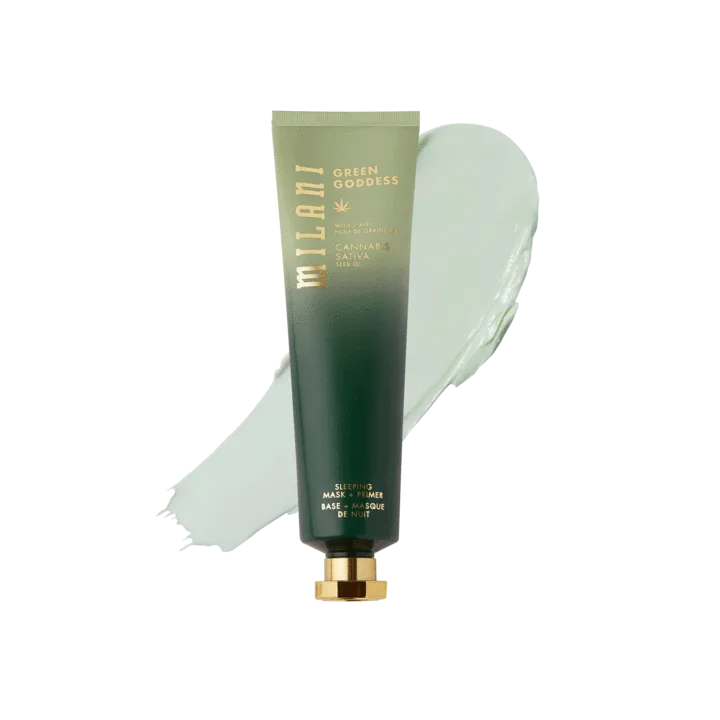 Green Goddess Sleeping Mask + Primer With Cannabis Sativa Seed Oil