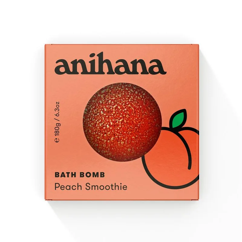 Bath Bomb, Peach Smoothie