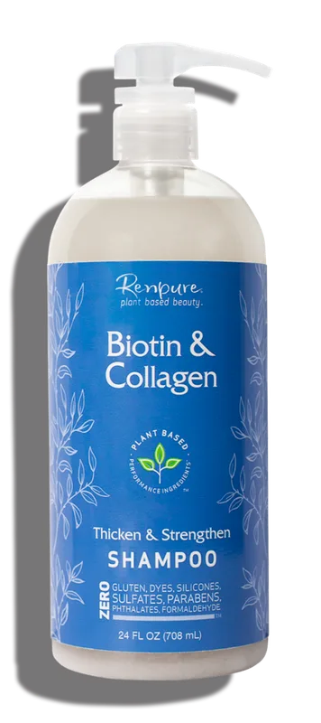 Thicken + Strengthen Shampoo, Biotin + Collagen (2020 formulation)