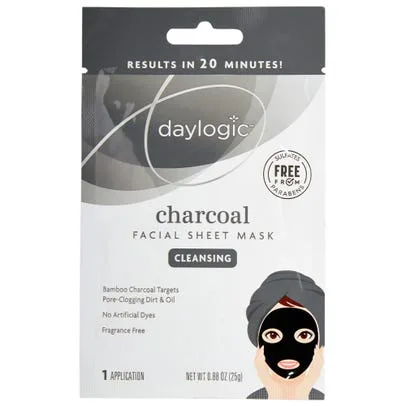 Cleansing Facial Sheet Mask, Charcoal