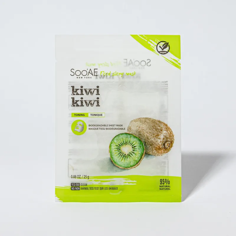 Kiwi Biodegradable Food Story Sheet Mask