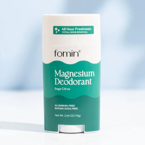 Magnesium Deodorant Stick, Sage Citrus