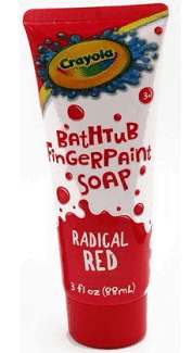 Bathtub Finger Paint Soap, Radical Red