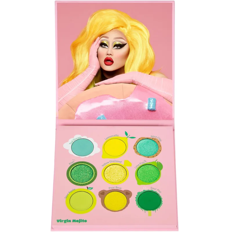 Juicy Nine Pressed Eyeshadow Palette, 01 Virgin Mojito