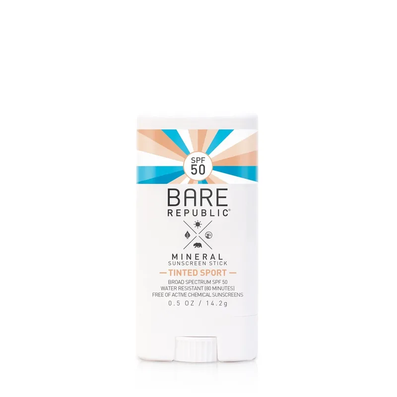 Mineral Sunscreen Stick, Tinted Sport, SPF 50